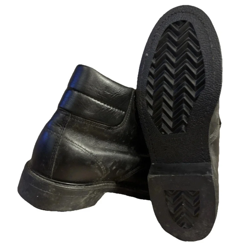 Men's Biltrite Black Steel Toe Lace Up Work Combat Boots Size‎ 7.5M